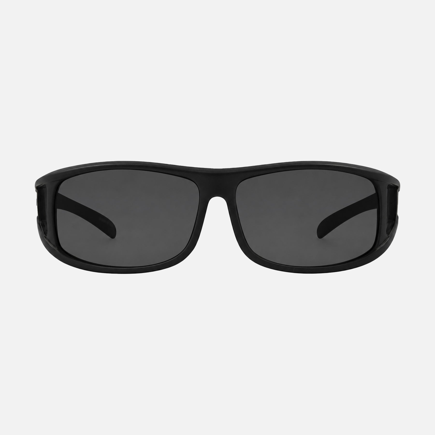 THE OBJECTIVE WITH MATTE BLACK FRAME AND GREY POLARIZED LENS