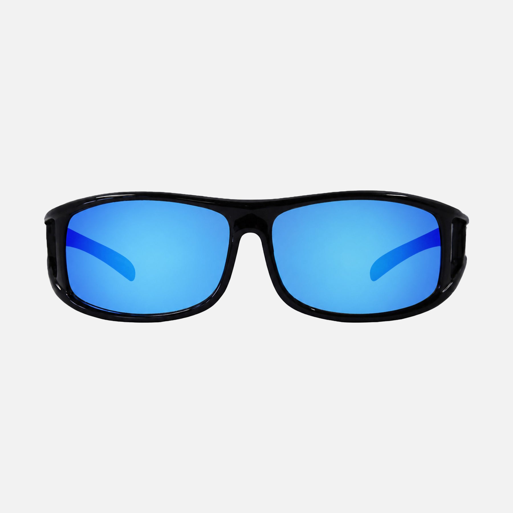 THE OBJECTIVE WITH GLOSS BLACK FRAME, GREY LENS WITH BLUE IRIDIUM