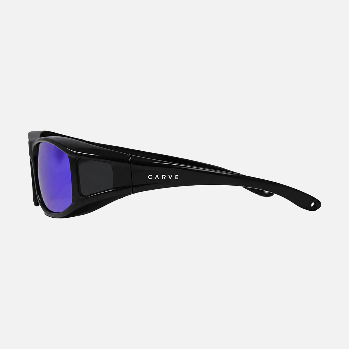 THE OBJECTIVE WITH GLOSS BLACK FRAME, GREY LENS WITH BLUE IRIDIUM