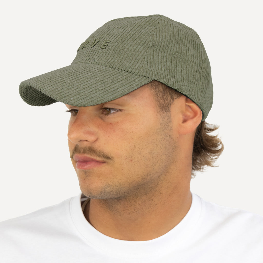 Manchester - Unisex Curved Peak Cap - Khaki