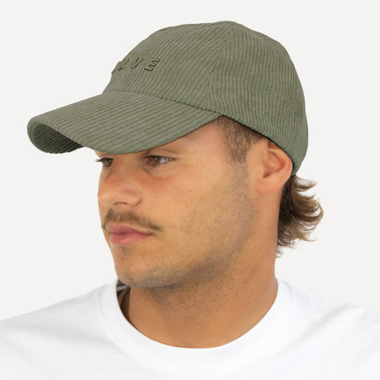 Manchester - Unisex Curved Peak Cap - Khaki