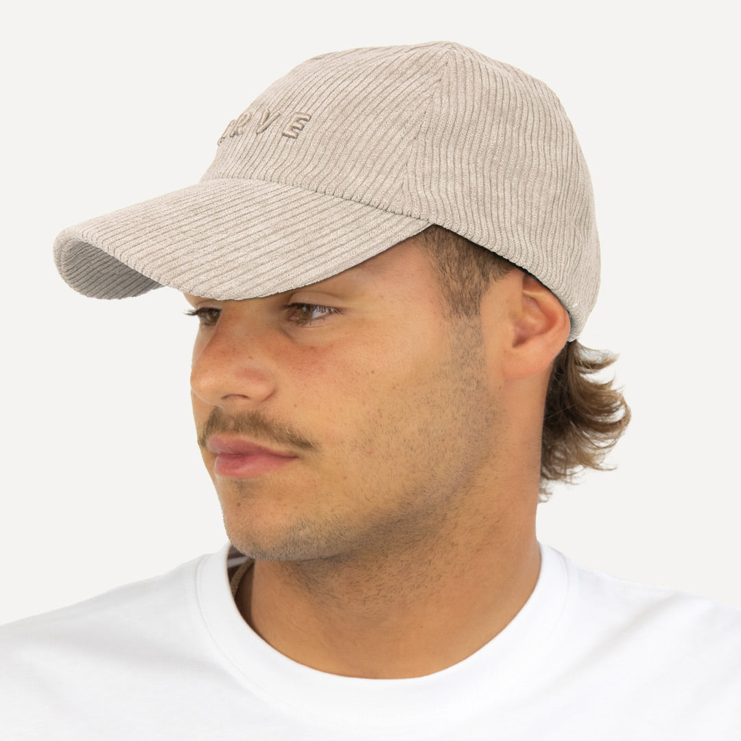 Manchester - Unisex Curved Peak Cap - Stone