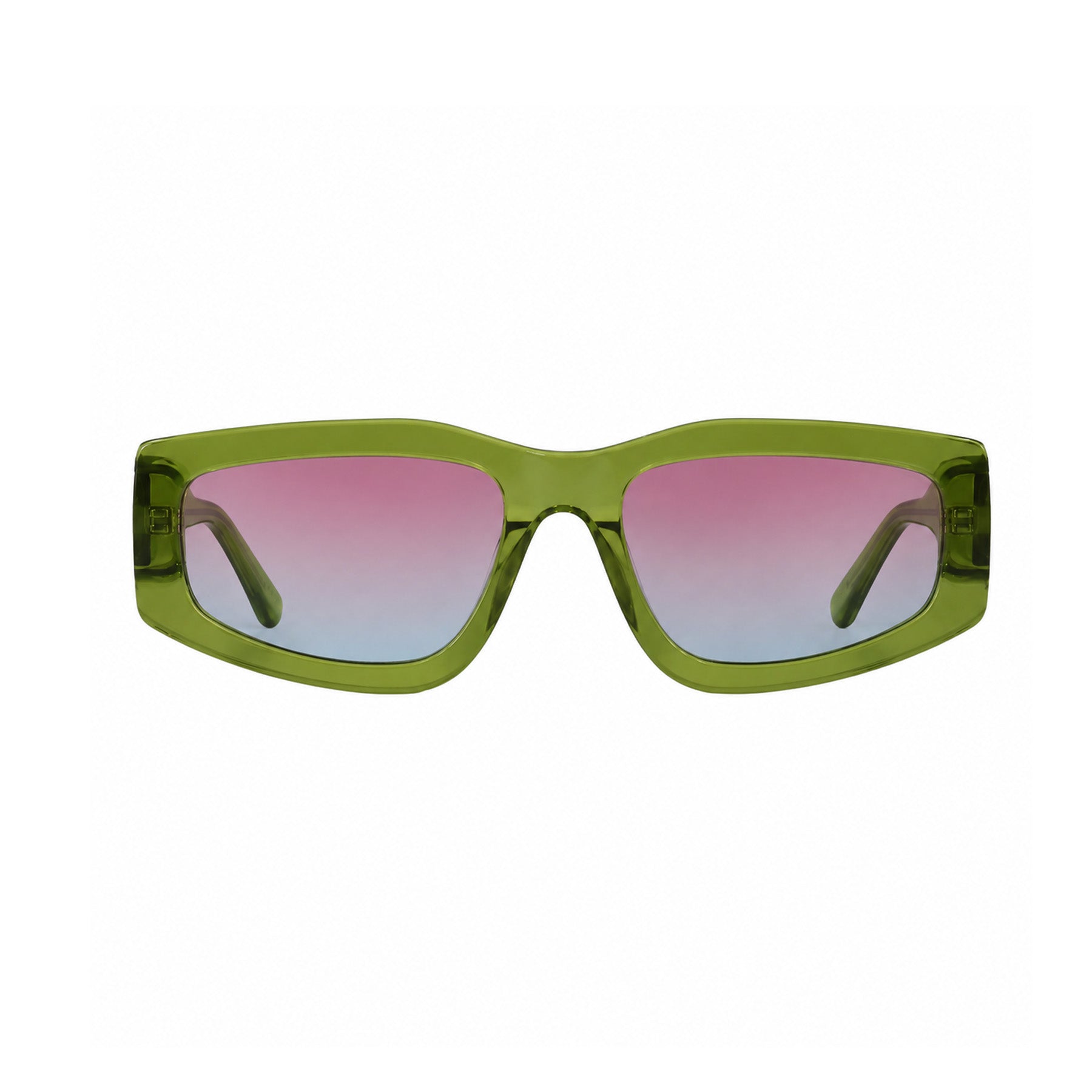 Tempted - Translucent Moss Frame Pink Gradient Lens