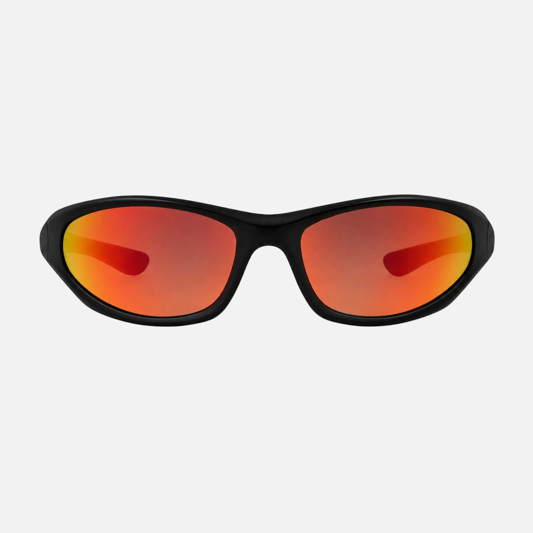 VERT MATTE BLACK FRAME WITH RED IRIDIUM LENS