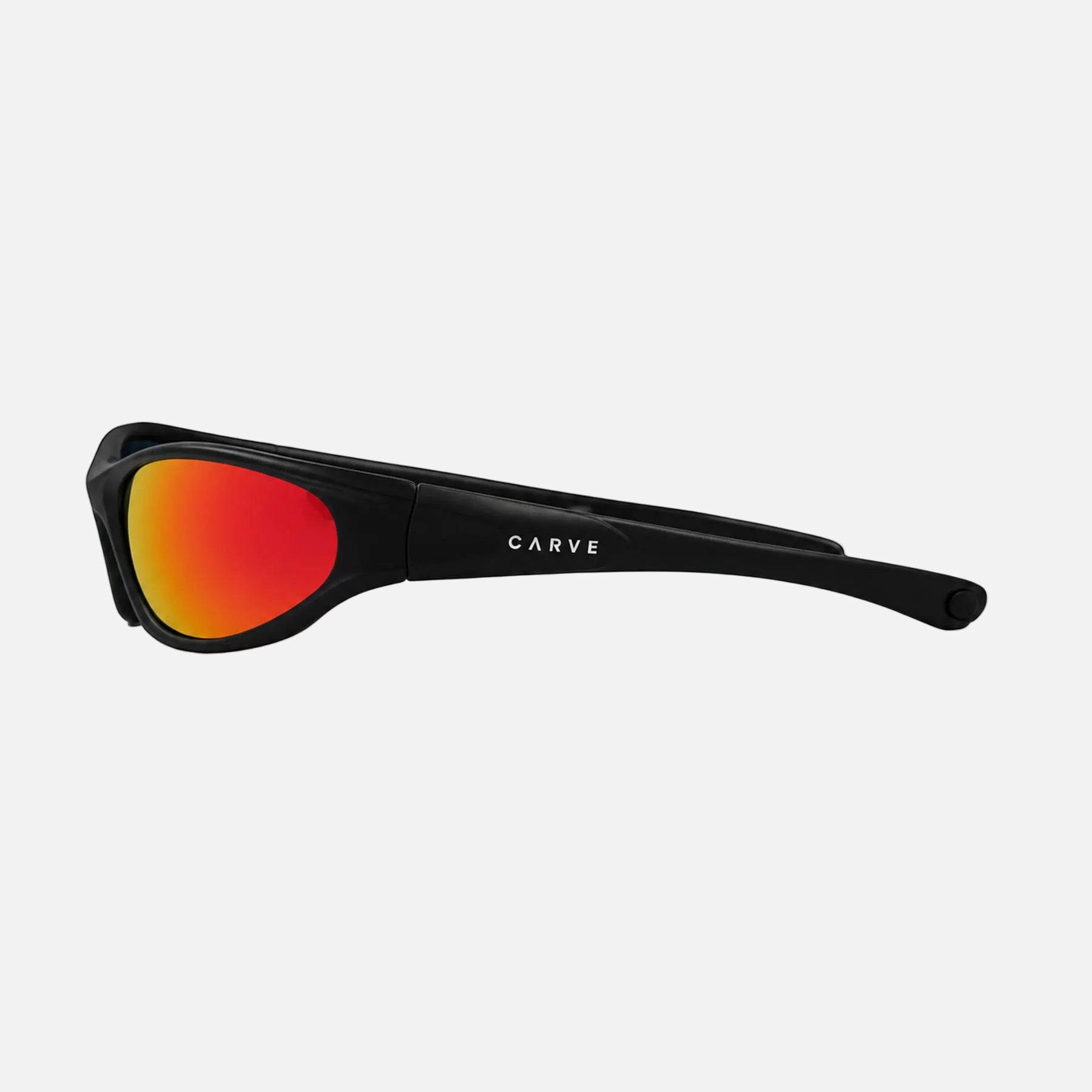 VERT MATTE BLACK FRAME WITH RED IRIDIUM LENS
