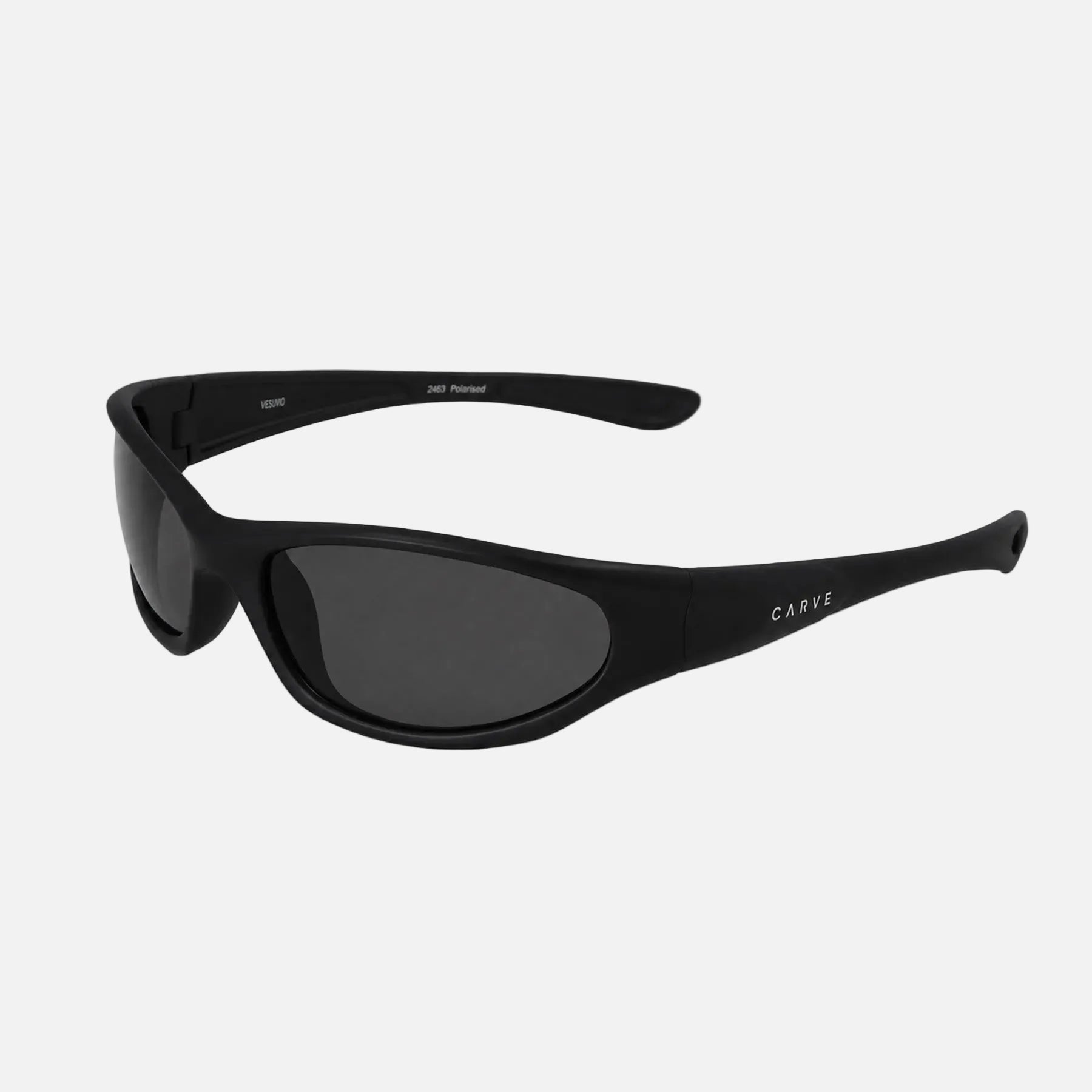 VERT - MATTE BLACK FRAME, GREY POLARIZED LENS