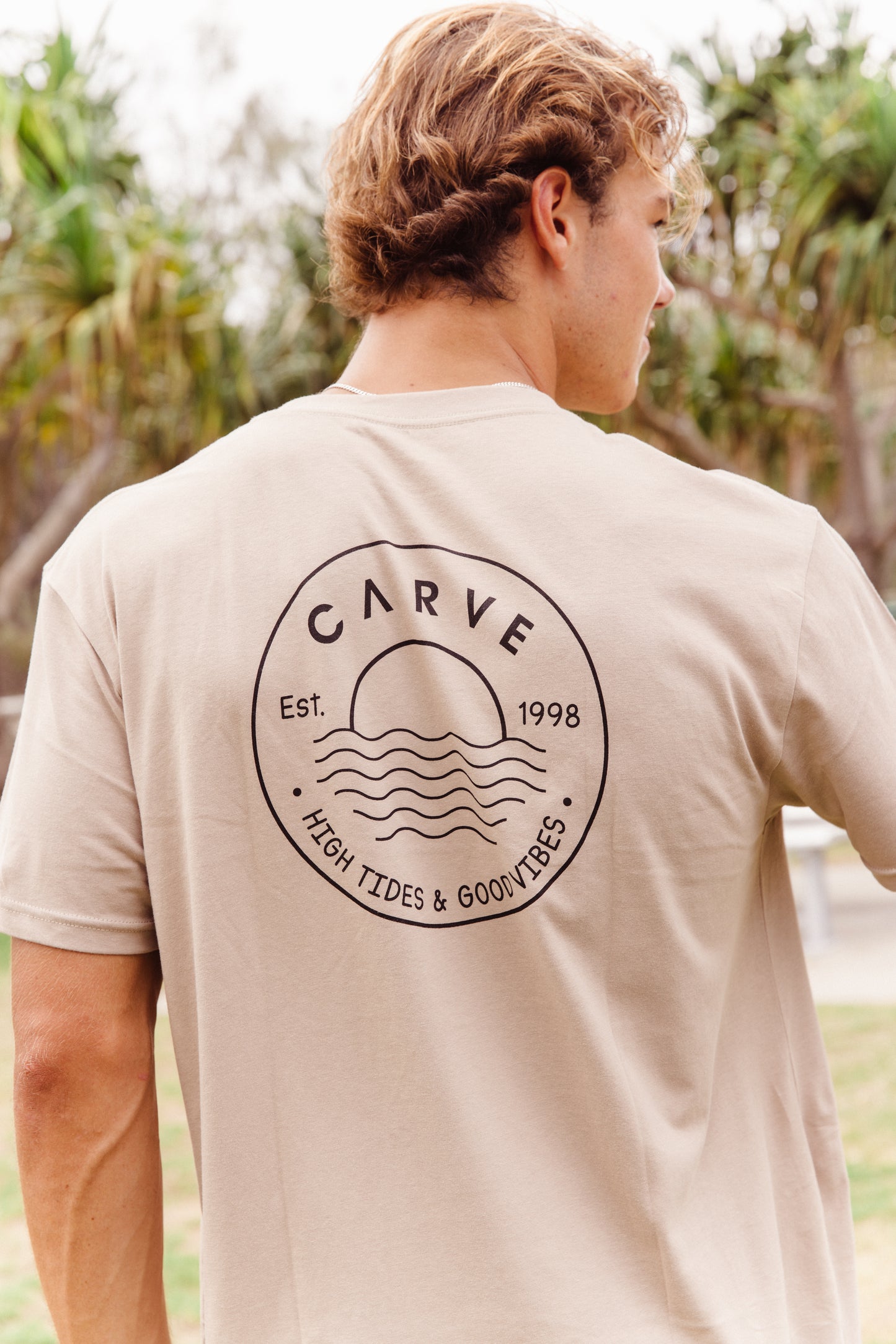 High Tide - Mens Short Sleeve Tee - White