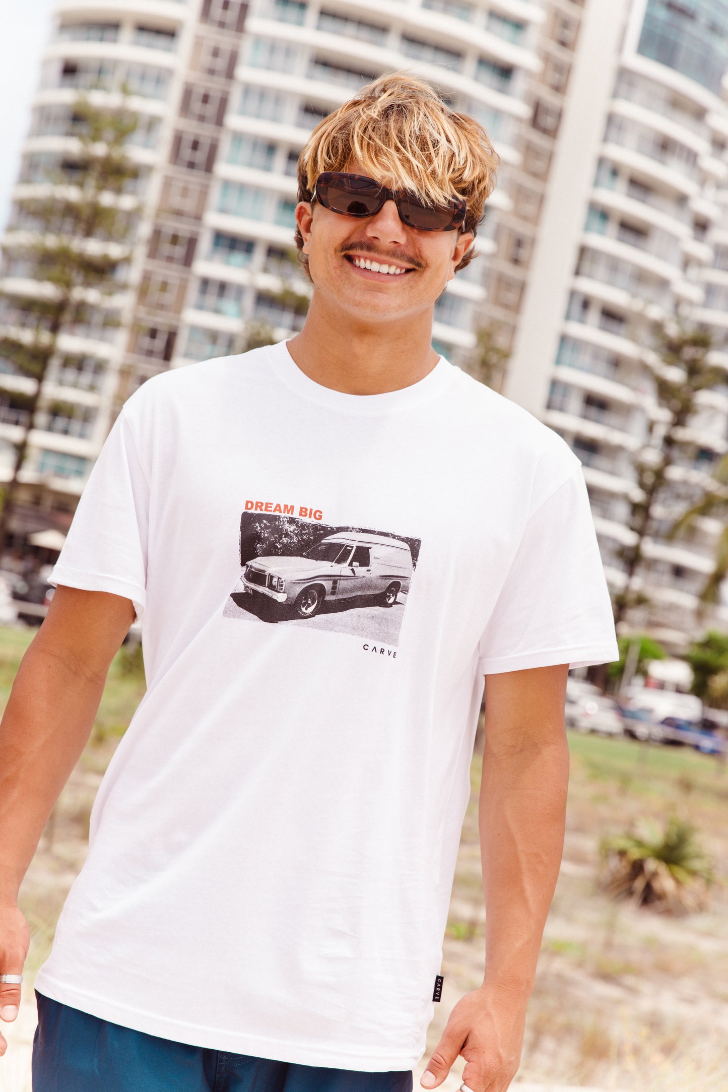 Cruisin' - Mens Short Sleeve Tee - White