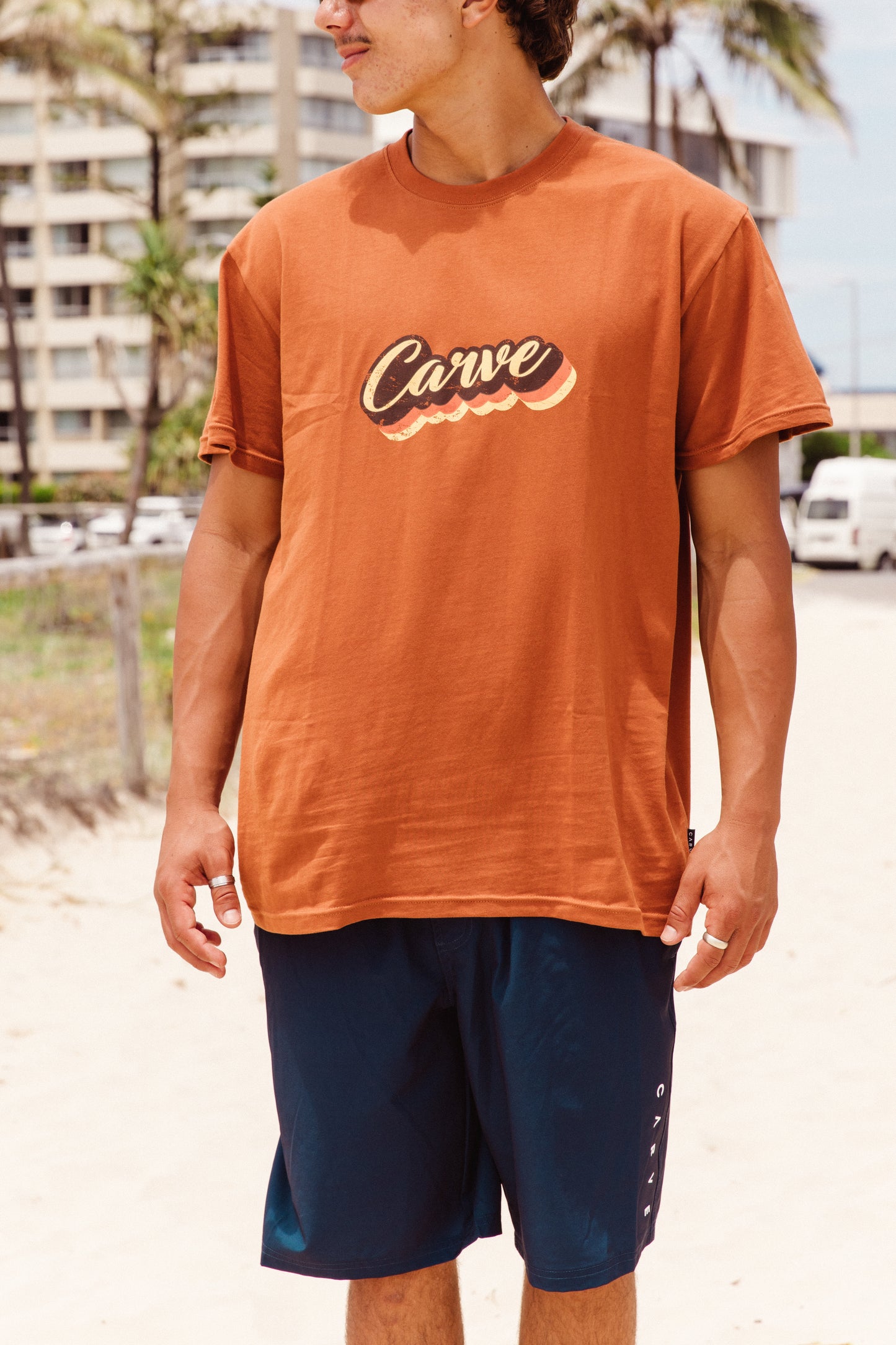 Vantage - Boys Short Sleeve Tee - Rust