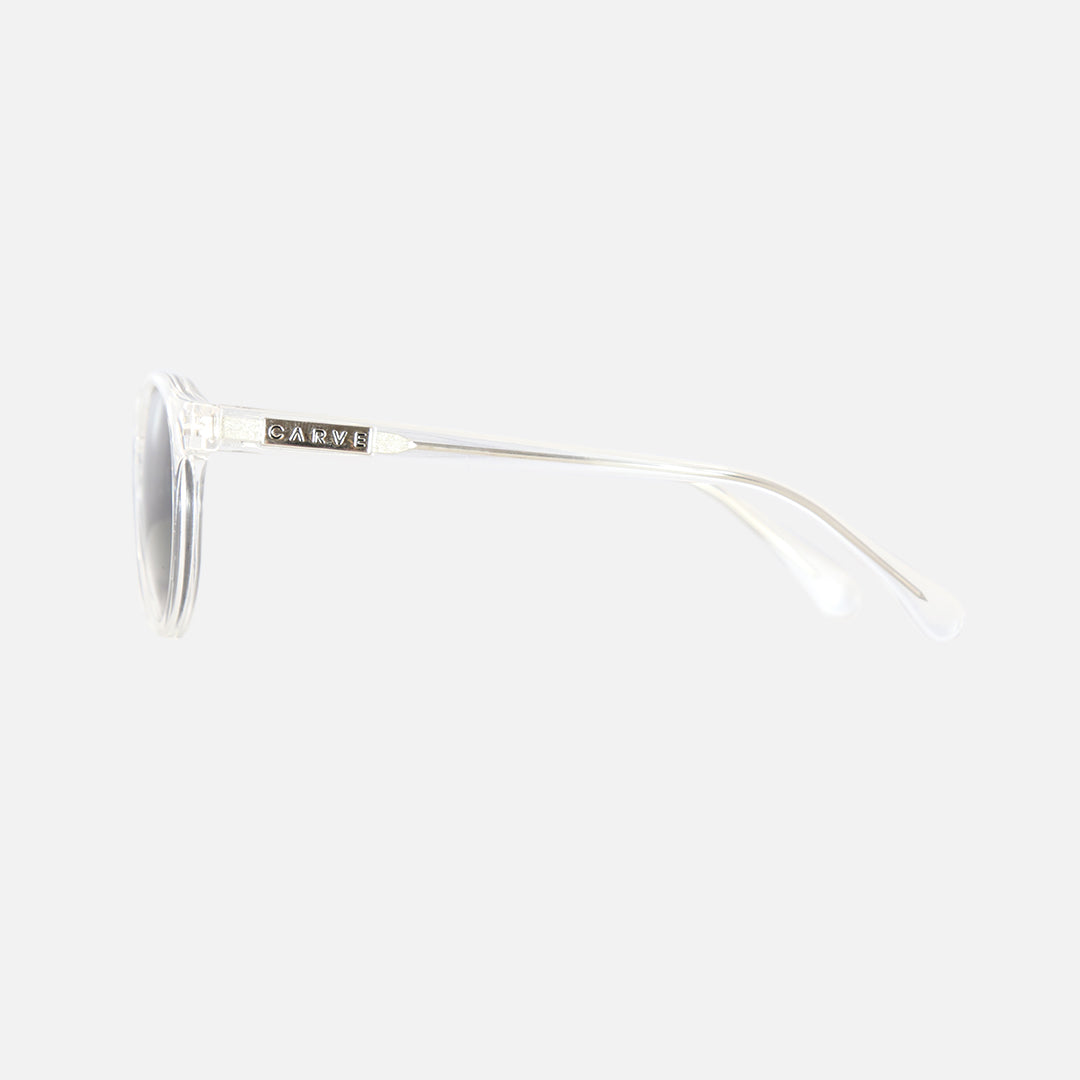 Hudson - Crystal Clear Frame Grey Lens