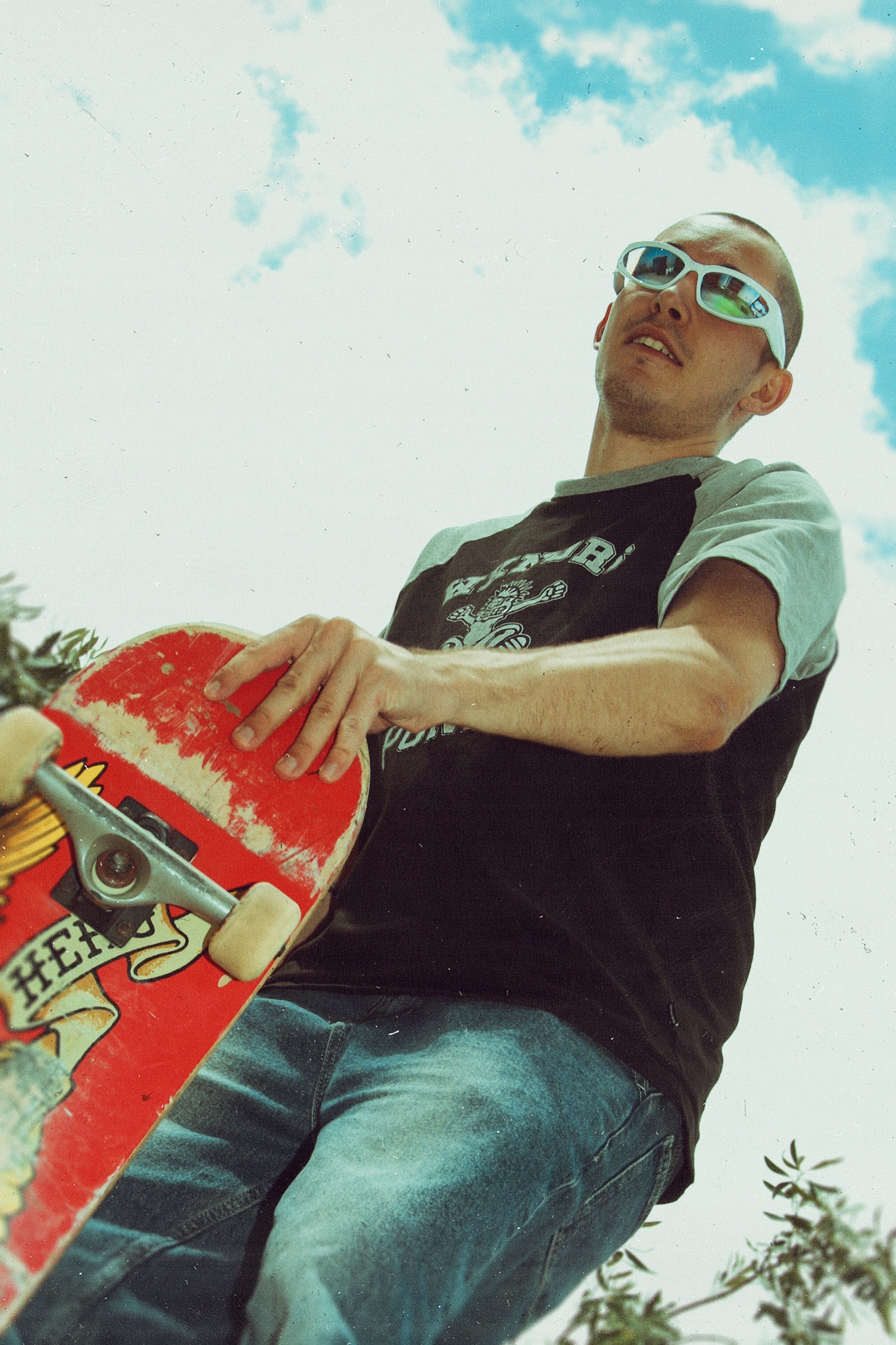 KUBIX - Gloss White Frame, Grey Lens with Blue Iridium