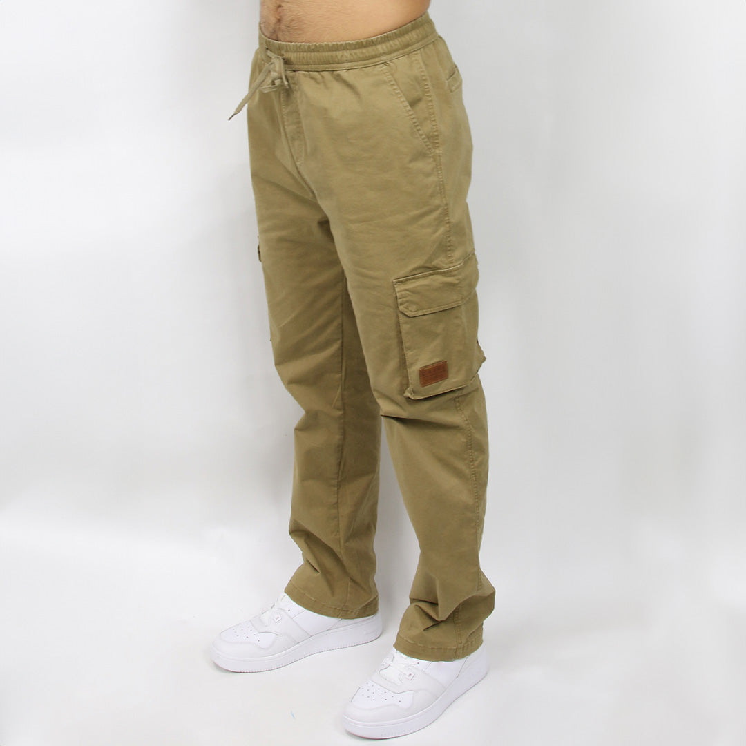 Combat - Mens Elastic Waist Cargo Pant