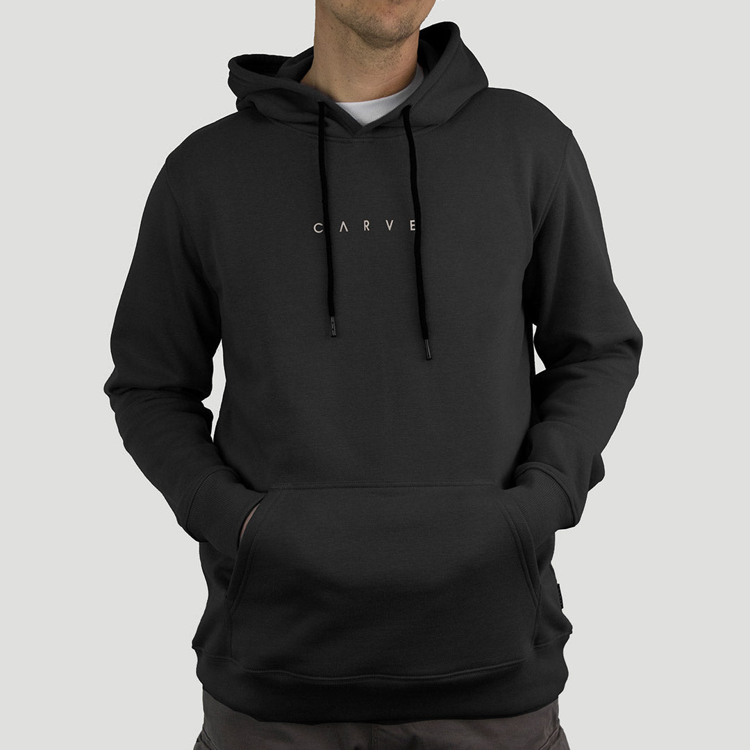 Hubba Hubba Mens Larger Size Hoodie - Black