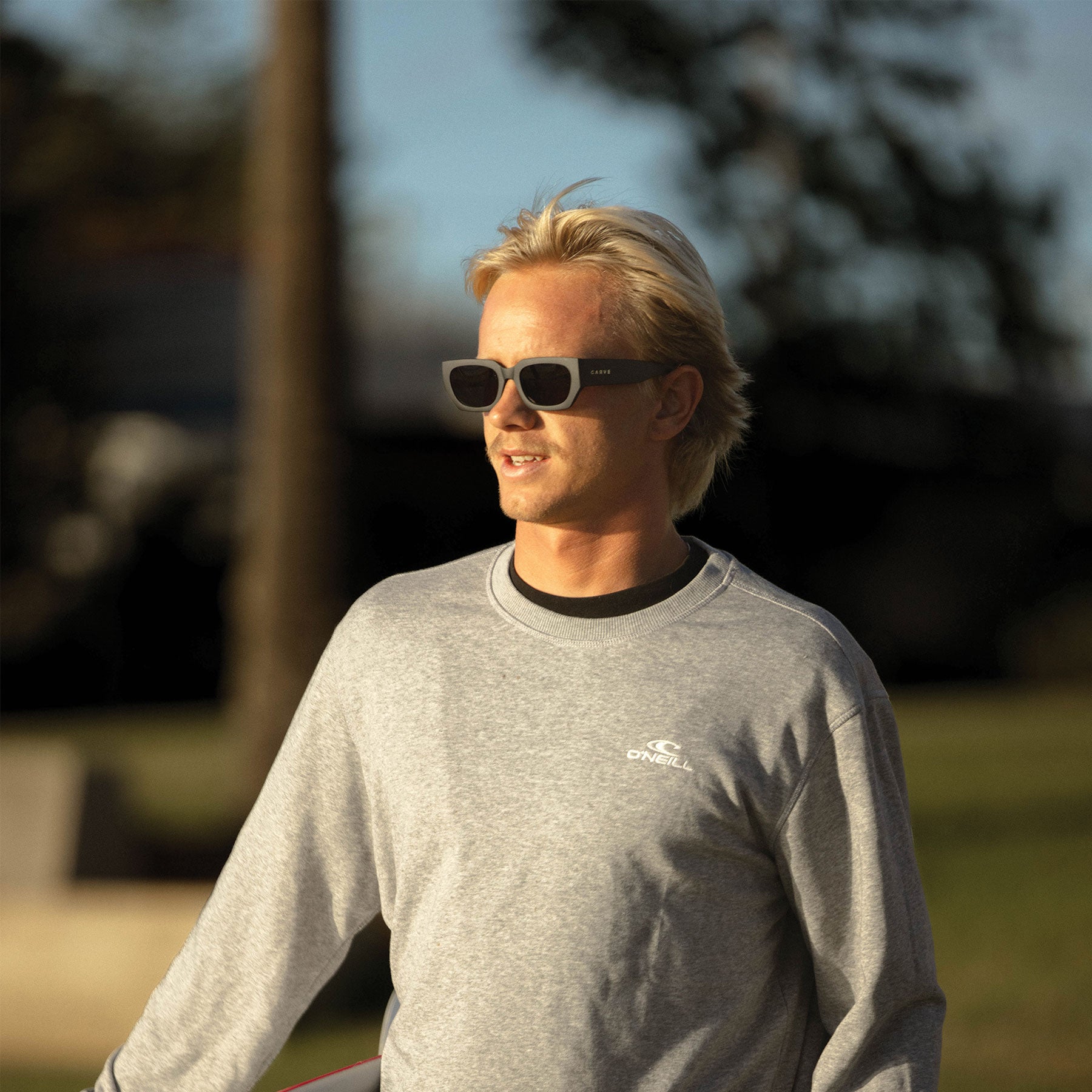 Vinca - Matte Black Grey lens