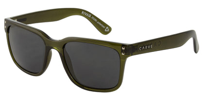 Rivals - Recycled Gloss Crystal Forest Grey Polarized Lens