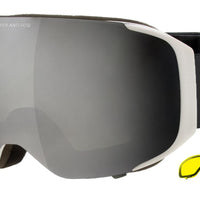 The Boss - Asian Fit Matt White Frame, Grey Lens with Silver Iridium & Yellow Lens with Clear Flash Coating