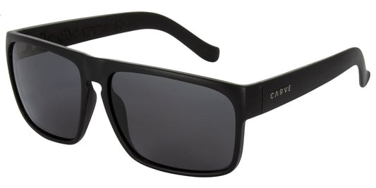 Vendetta - Recycled Matt Black Frame Grey Polarized Lens