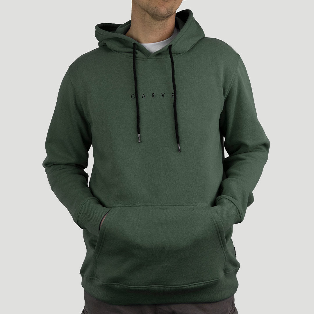 Hubba Hubba Mens Larger Size Hoodie - Olive