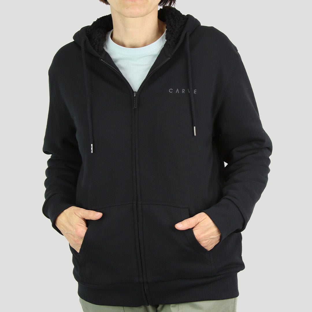 Level 22 - Women's Sherpa Lined Jacket - Black