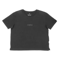 Cool Rock - Women's ss crop tee - Black