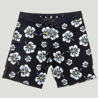 Hibiscus - Bliss Boy's Boardshorts - Black