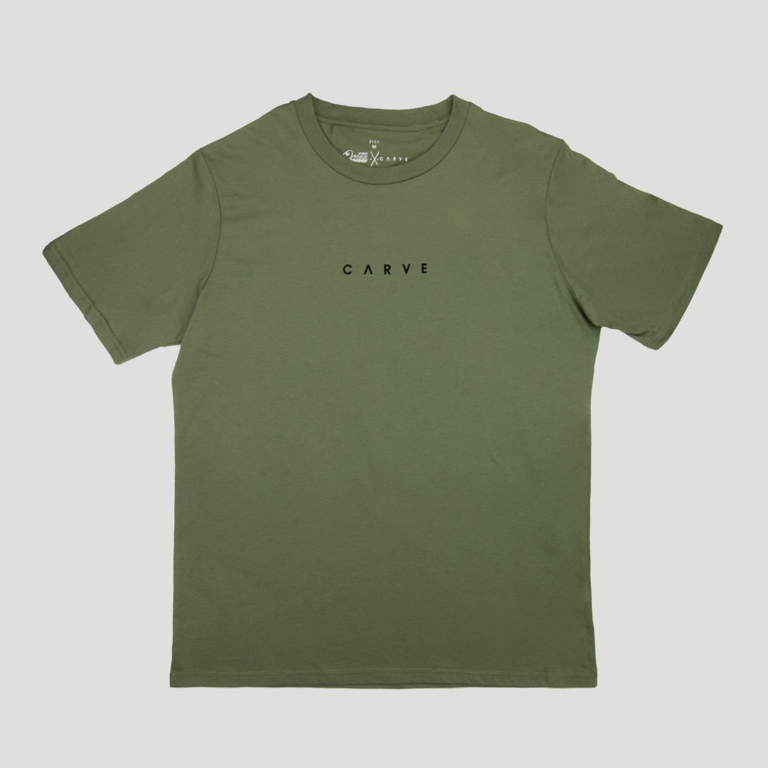 Carve ID Recycled T Shirt - Green