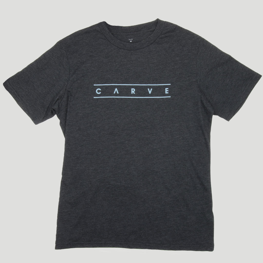 Carve Rails Recycled T Shirt - Grey