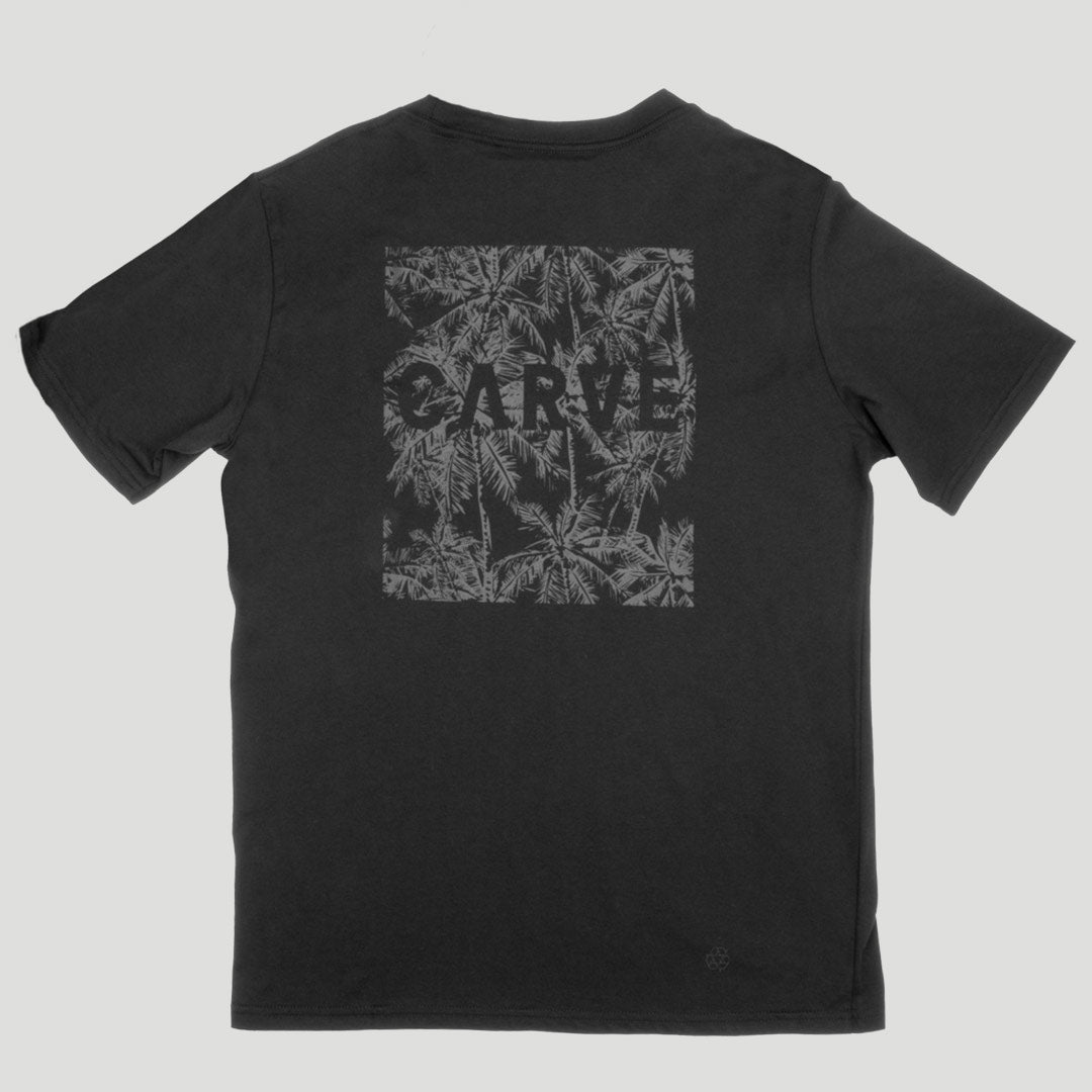 Palms - mens recylced tee BLACK