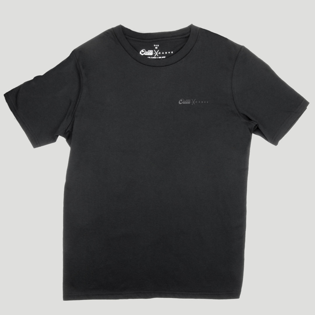 Palms - mens recylced tee BLACK