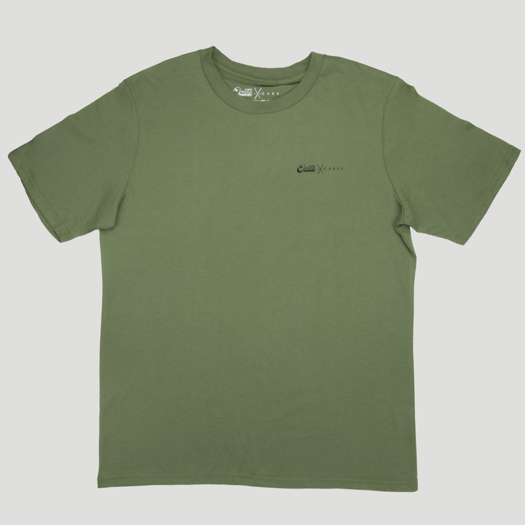 Palms - mens recylced tee GREEN