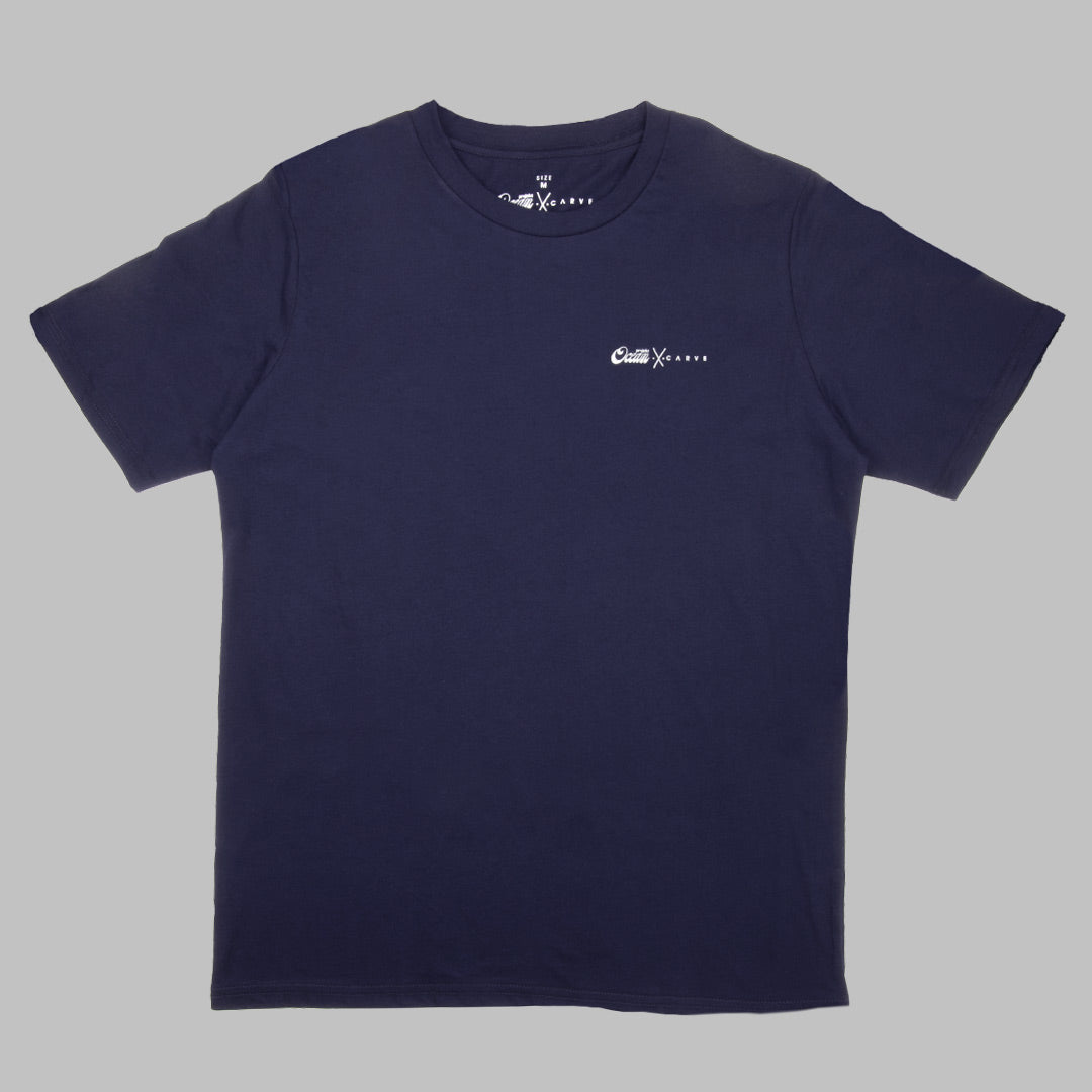 Palms - mens recylced tee NAVY