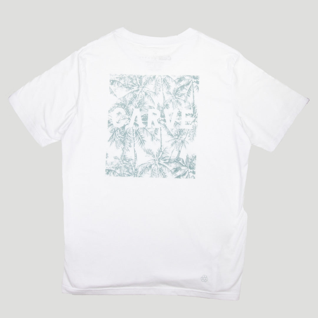Palms - mens recylced tee WHITE