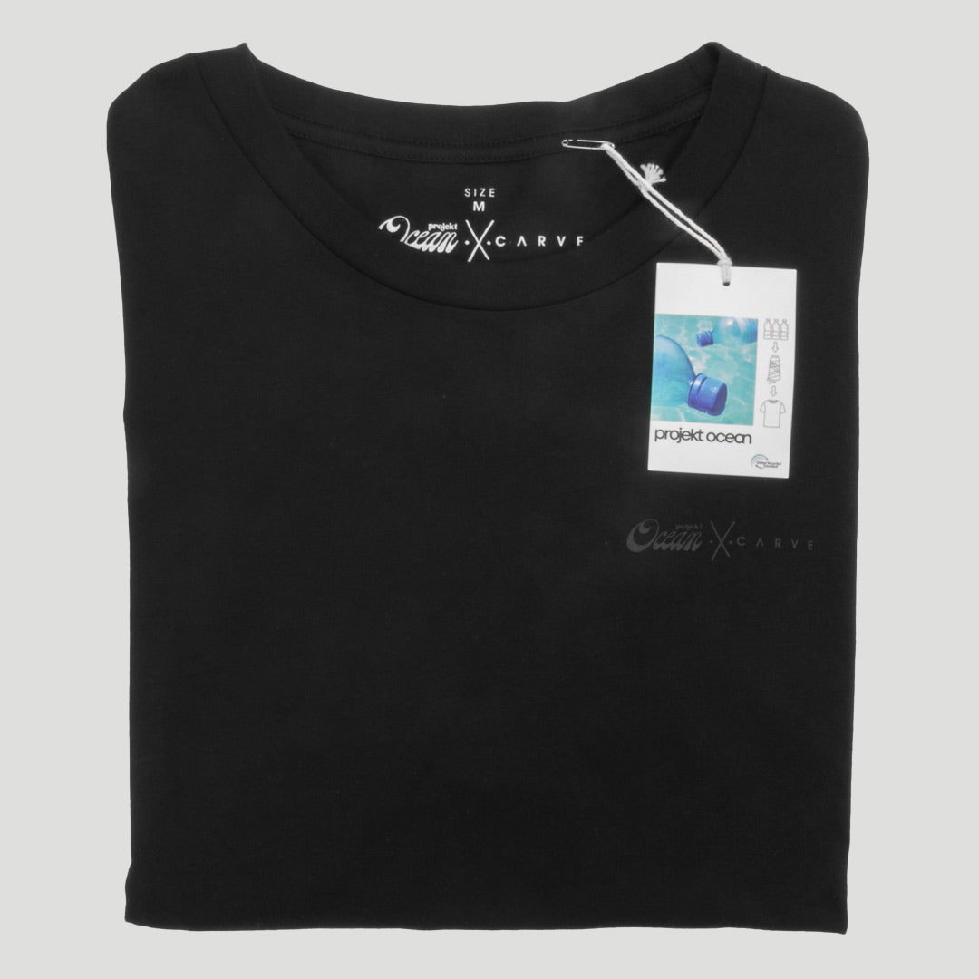 Palms - mens recylced tee BLACK