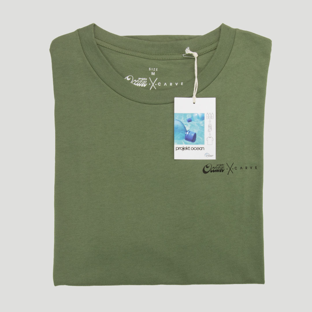 Palms - mens recylced tee GREEN