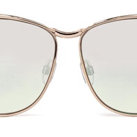 The Amanda - Iridium Rose Gold Metal Frame Sunglasses