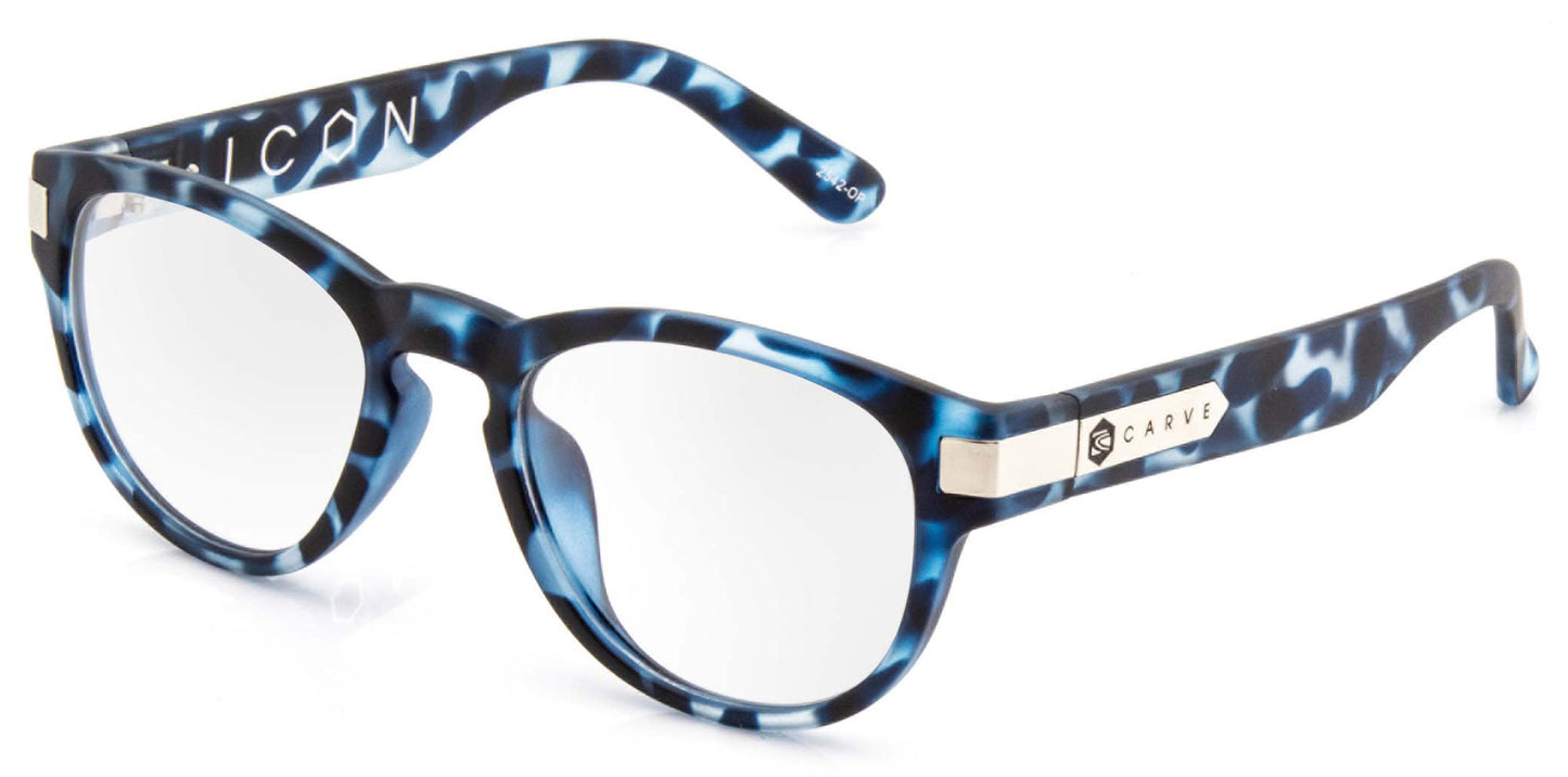 Icon - Blue Light Blue Tort Frame Glasses