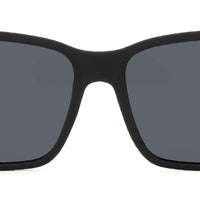 The Island - Gloss Black Frame Sunglasses