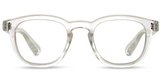 Havana - Blue Light Gloss Clear Frame Glasses