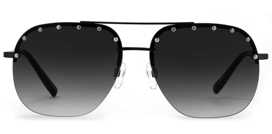 Sassy - Dk Gunmetal Frame Sunglasses