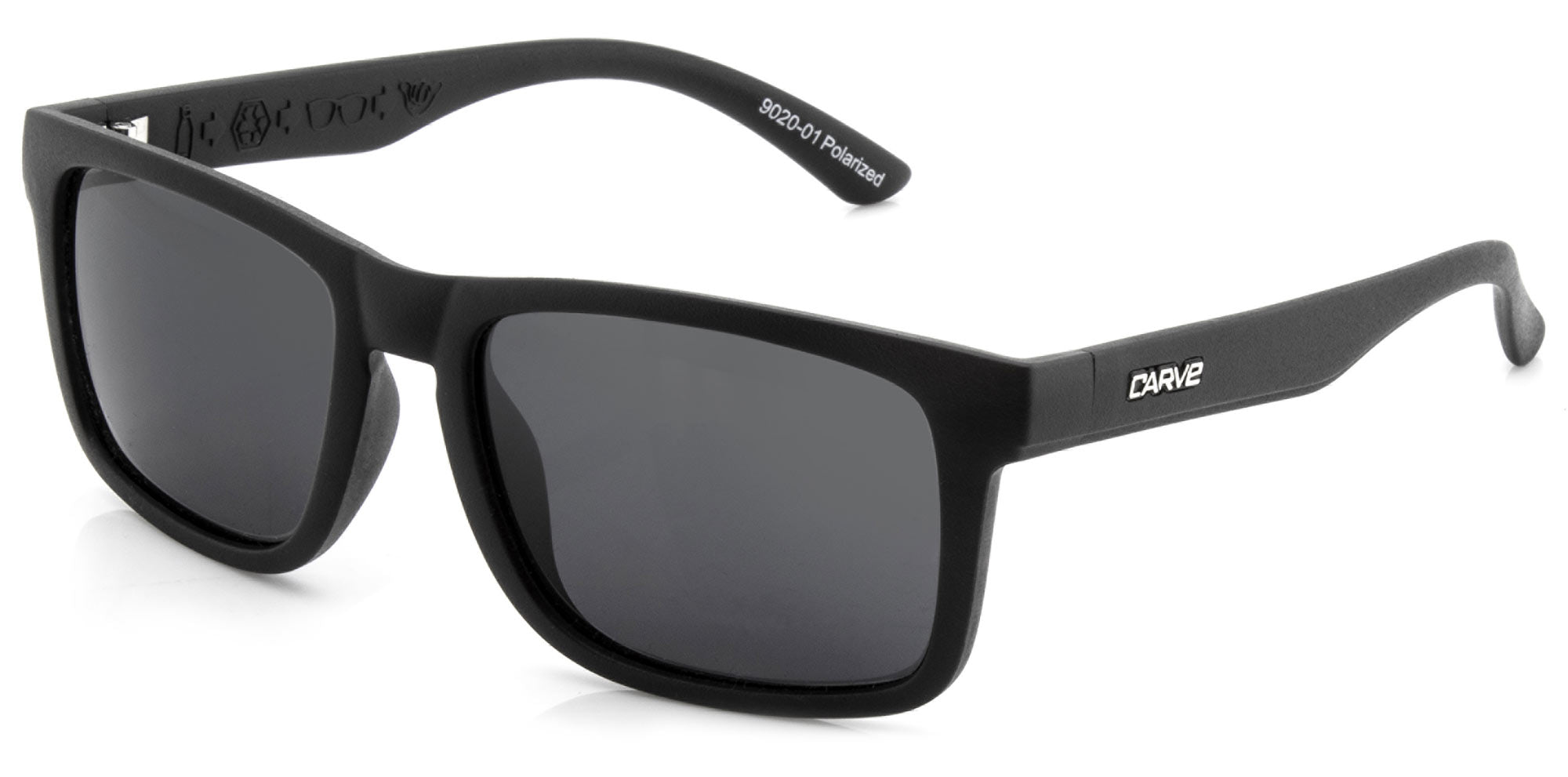 Goblin - Polarized Matt Black Frame Recycled Sunglasses