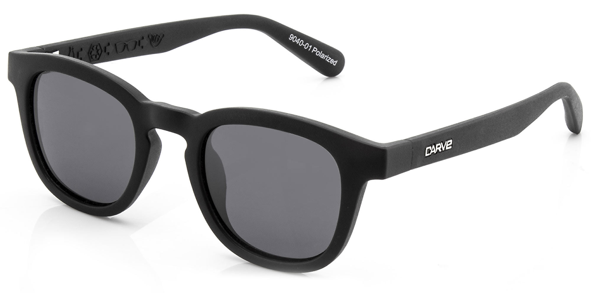 Havana - Polarized Matt Black Frame Recycled Sunglasses