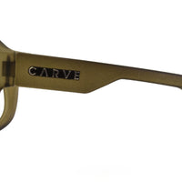 Fighter Pilot - Polarized Olive Translucent Frame Sunglasses