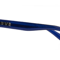 Havana Jr - Blue Light Matt Translucent Navy Frame Glasses