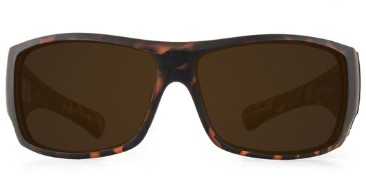 Wolfpak - Injected Polarized Matt Tort Frame Floating Sunglasses