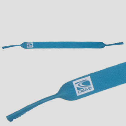 Neoprene Flat Strap - Cyan