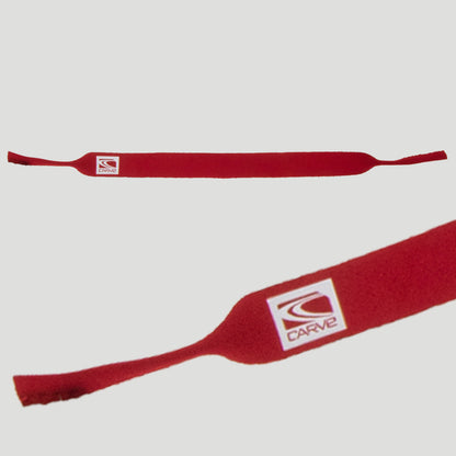 Neoprene Flat Strap - Red