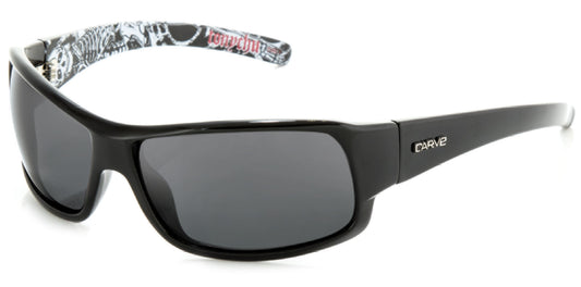 Sonny Black - Polarized Gloss Black Frame Sunglasses