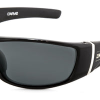DC - Polarized Gloss Black Frame Sunglasses