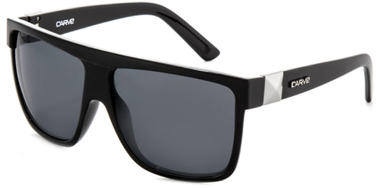 Rocker - Polarized Gloss Black Frame Sunglasses