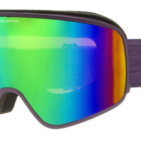 Summit - Matt Violet Frame, Amber Lens with Green/Purple Iridium & Rose lens with Clear Flash Coating